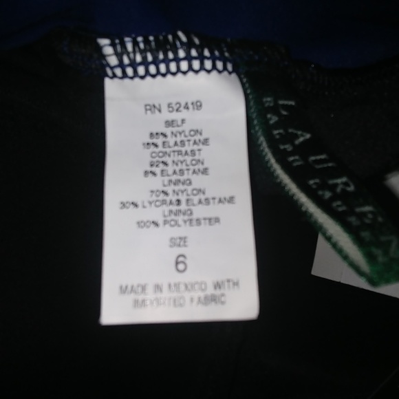 NWT Ralph Lauren Navy One Piece - Picture 4 of 5